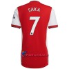 Virallinen Fanipaita Arsenal Bukayo Saka 7 Kotipelipaita 2021-22 - Miesten